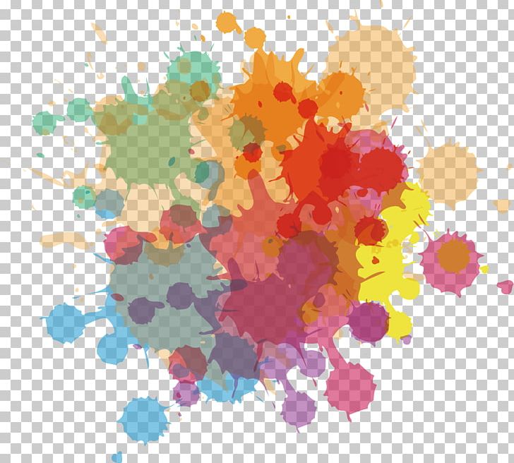 Ink Watercolor Painting Euclidean PNG, Clipart, Circle, Color, Colorful Background, Coloring, Color Pencil Free PNG Download
