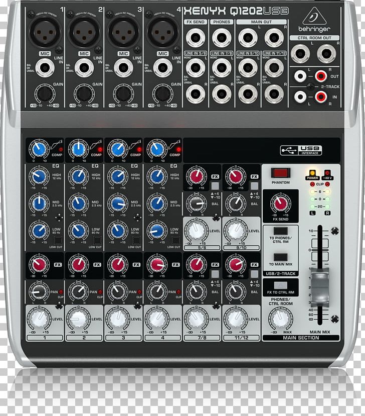 Microphone Behringer Xenyx Q1202USB Audio Mixers PNG, Clipart, Audio, Audio Equipment, Behringer Xenyx Q802usb, Behringer Xenyx X1204usb, Dynamic Range Compression Free PNG Download