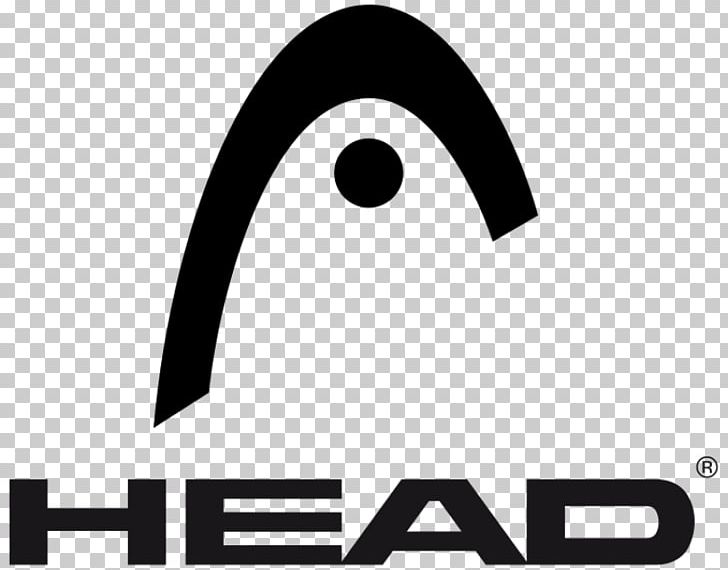 Logo Head International Gmbh Tennis Skiing PNG, Clipart, Angle, Area, Black And White, Brand, Circle Free PNG Download