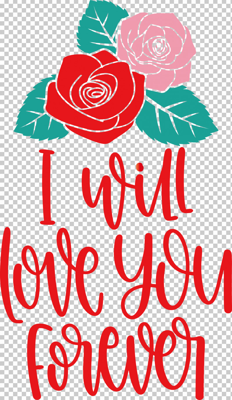 Love You Forever Valentines Day Valentines Day Quote PNG, Clipart, Cut Flowers, Floral Design, Flower, Line, Love You Forever Free PNG Download