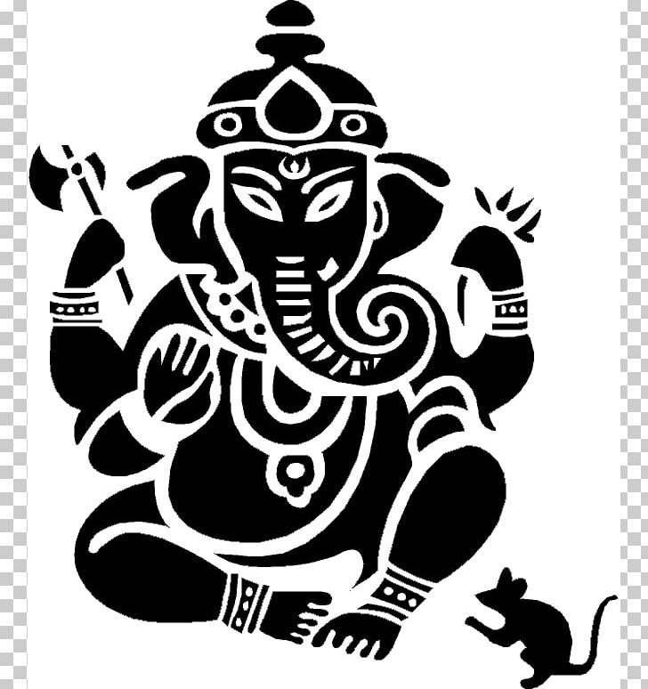Shiva Ganesha Tattoo Symbol Om PNG, Clipart, Art, Artwork, Black, Black And White, Culture Free PNG Download