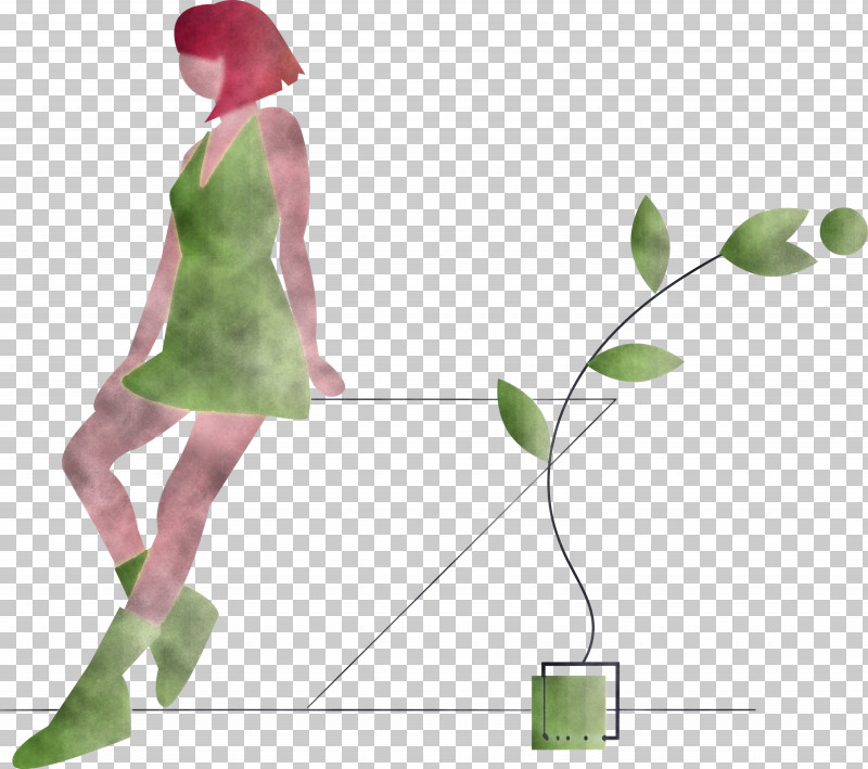 Modern Girl PNG, Clipart, Costume, Flower, Green, Leaf, Modern Girl Free PNG Download