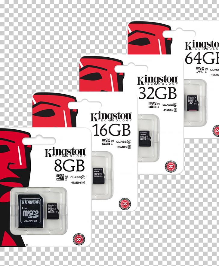 MicroSD Flash Memory Cards Secure Digital Kingston Technology SDHC PNG, Clipart, Adapter, Brand, Class, Computer Data Storage, Electronic Device Free PNG Download