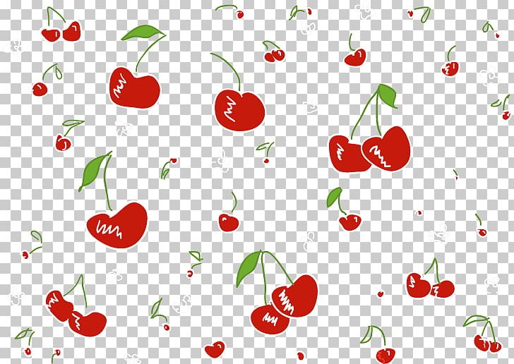 Cartoon Cherry Pattern PNG, Clipart, Acerola, Acerola Family, Branch, Cartoon, Cherry Free PNG Download