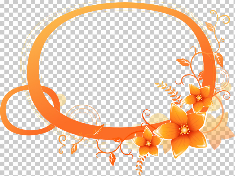 Yellow Flower Frame Vine Frame Foliage Vine Frame PNG, Clipart, Foliage Vine Frame, Hair Accessory, Orange, Vine Frame, Yellow Flower Frame Free PNG Download