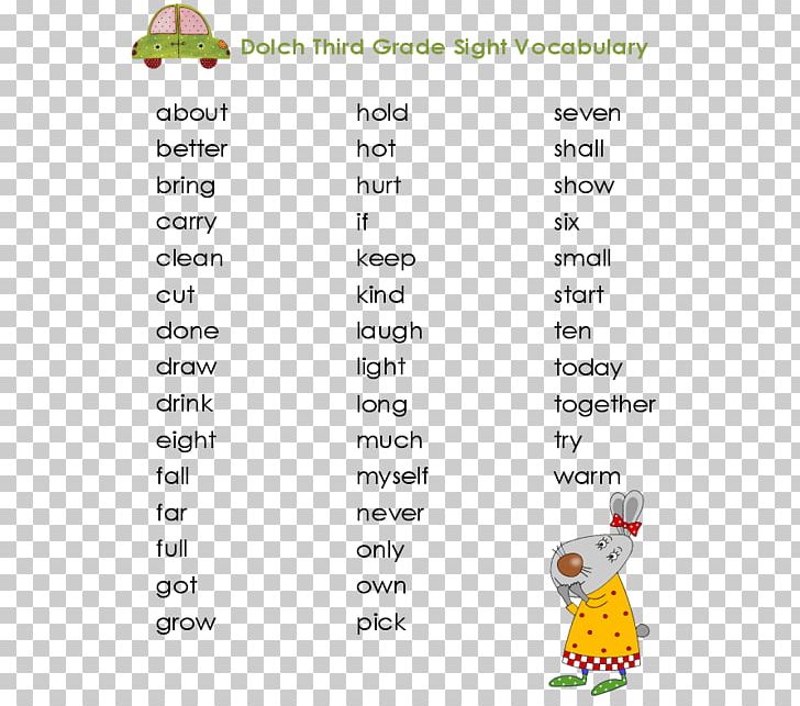 Sight Word Dolch Word List Phonics Vocabulary Learning PNG, Clipart, Angle, Area, Article, Child, Dolch Word List Free PNG Download
