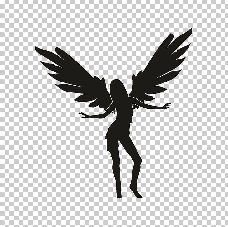 Wall Decal Sticker Art PNG, Clipart, Angel, Art, Beak, Bird, Black And White Free PNG Download