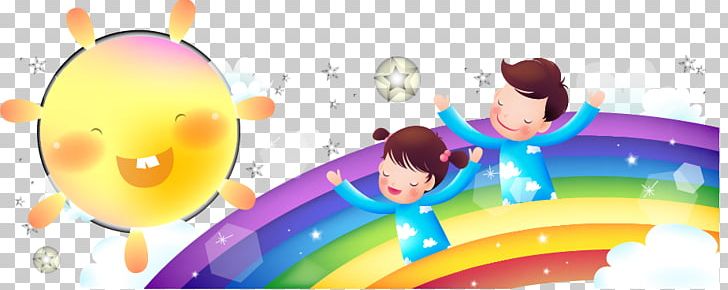 Child Cartoon Rainbow Illustration PNG, Clipart, Balloon, Cartoon Character, Cartoon Eyes, Cdr, Child Free PNG Download