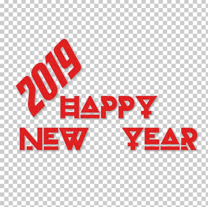 Happy New Year 2019 Transparent . PNG, Clipart, Area, Art, Brand, Line, Logo Free PNG Download