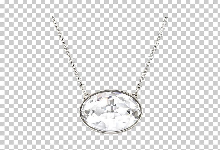 Locket Necklace Silver Chain Swarovski AG PNG, Clipart, Body Jewelry, Chain, Choker, Colored Gold, Cubic Zirconia Free PNG Download