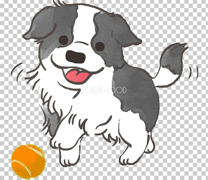 Dog Breed Puppy Border Collie Illustration PNG, Clipart, Animal, Animals, Art, Artwork, Black And White Free PNG Download