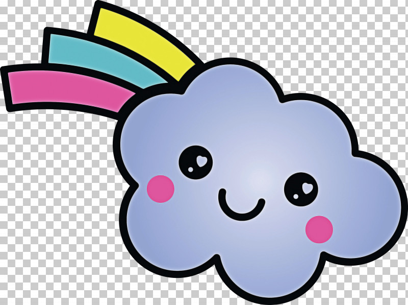 Cartoon Pink Nose Snout Line PNG, Clipart, Cartoon, Cartoon Cloud, Cute Cloud, Ear, Line Free PNG Download