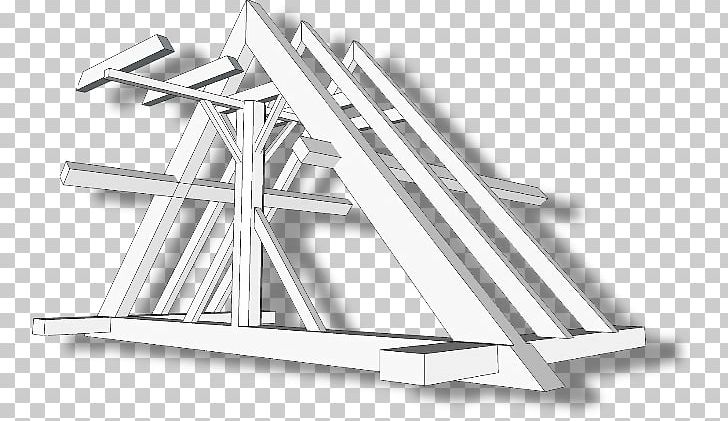 Purlin Roof Rafter Crown Post Beam PNG, Clipart, Angle, Barn, Beam, Black And White, Carpenter Free PNG Download
