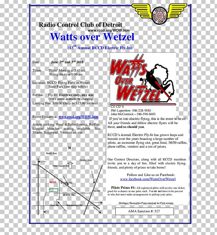 The Radio Control Club Of Detroit Wetzel State Recreation Park Skymaster Rc Club Inspire Theatre PNG, Clipart, Angle, Area, Detroit, Diagram, Document Free PNG Download