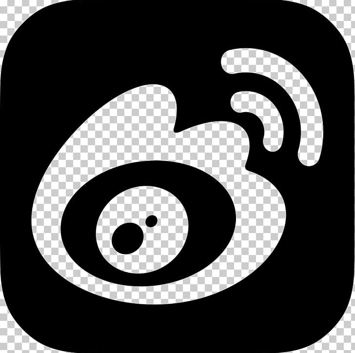 Sina Weibo Computer Icons Tencent Weibo Sina Corp Blog PNG, Clipart, Black, Black And White, Blog, Circle, Computer Icons Free PNG Download