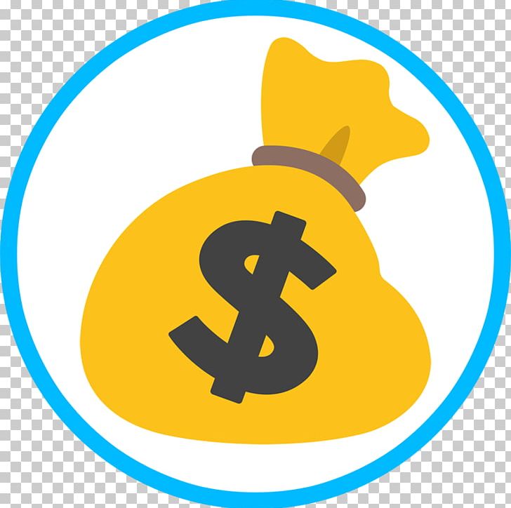 Money Bag Emoji Sticker PNG, Clipart, Android, Area, Bag, Circle, Coin Free PNG Download