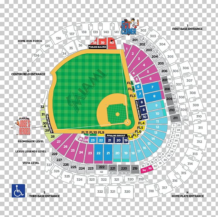 Marlins Park Miami Marlins Segerstrom Center For The Arts AT&T Park Yankee Stadium PNG, Clipart, Aircraft Seat Map, Area, Att Park, Baseball Park, Cars Free PNG Download
