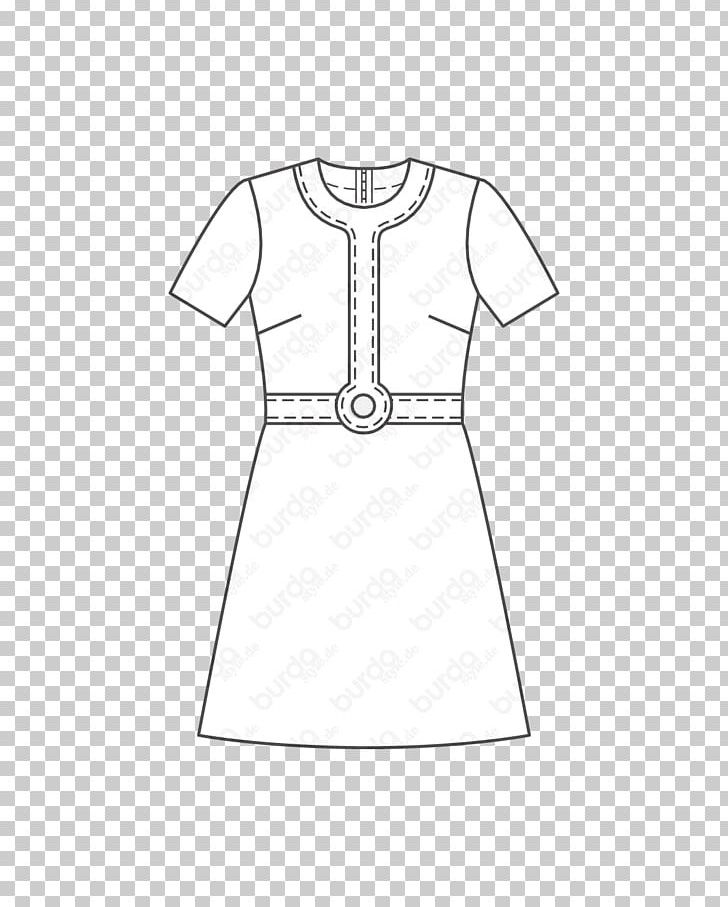 T-shirt Pattern Sleeve Dress A-line PNG, Clipart, Aline, Black, Black ...