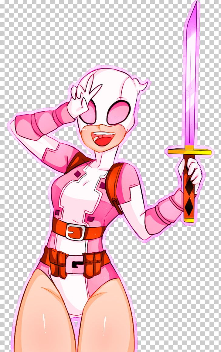 Deadpool Gwenpool Drawing Comics PNG, Clipart, Anime, Arm, Art, Cartoon, Clothing Free PNG Download
