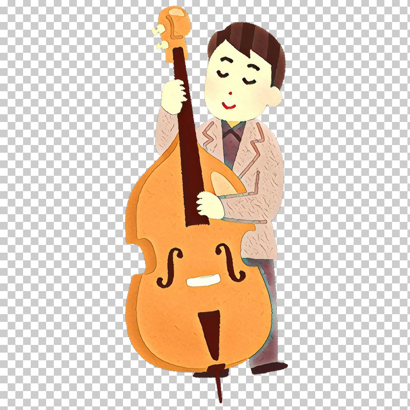 String Instrument String Instrument Cartoon Musical Instrument Double Bass PNG, Clipart, Cartoon, Cellist, Cello, Double Bass, Musical Instrument Free PNG Download