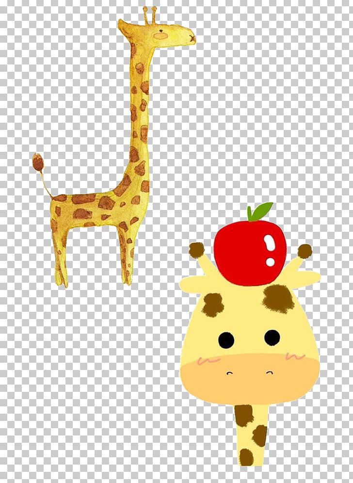Giraffe Cartoon PNG, Clipart, Animals, Apple, Child, Coreldraw, Cute Animal Free PNG Download