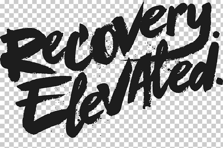 Recovery Elevated Logo Festival Event Management Foundation House PNG, Clipart, Art, Black, Black And White, Brand, Calligraphy Free PNG Download