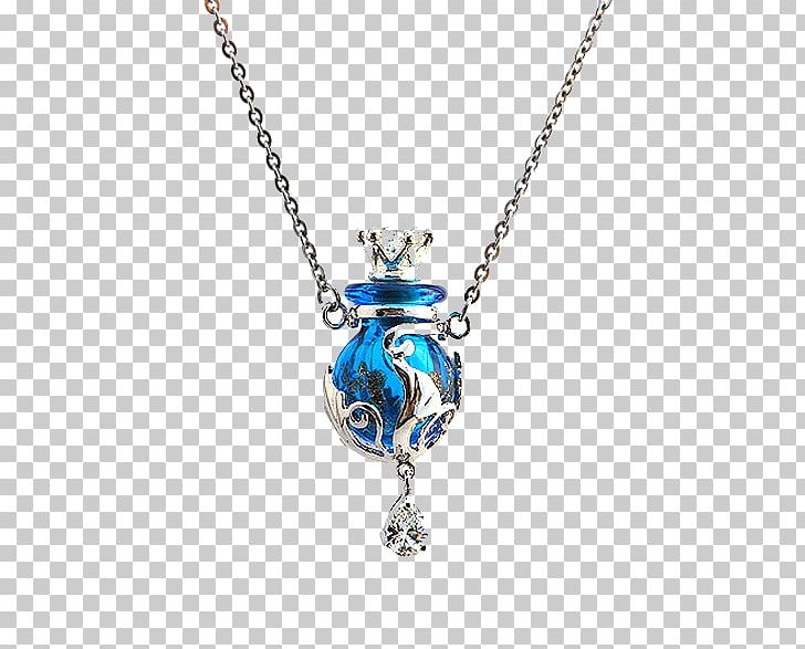 Yiwu Locket Necklace Pendant Bottle PNG, Clipart, Blue, Body Jewelry, Bottle, Chain, Charm Bracelet Free PNG Download