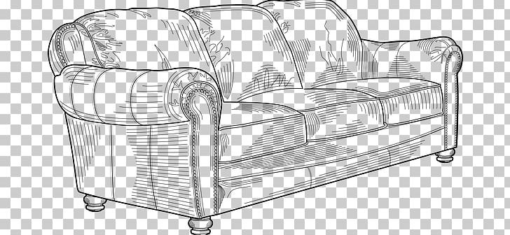 Couch Drawing PNG, Clipart, Angle, Black And White, Chair, Couch, Download Free PNG Download
