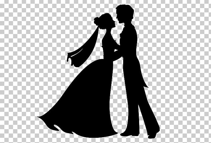 Wedding Invitation Bridegroom Silhouette PNG, Clipart, Artwork, Black, Black And White, Bride, Bridegroom Free PNG Download