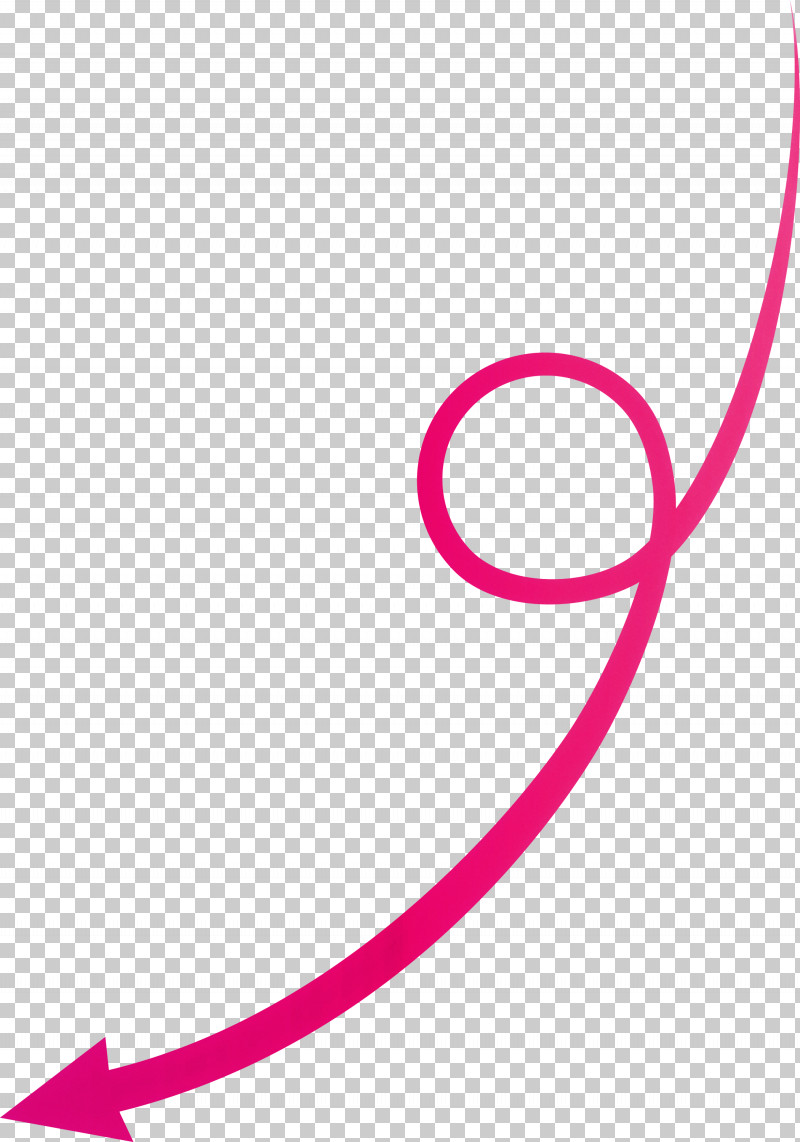 Curved Arrow PNG, Clipart, Curved Arrow, Line, Magenta, Pink Free PNG Download