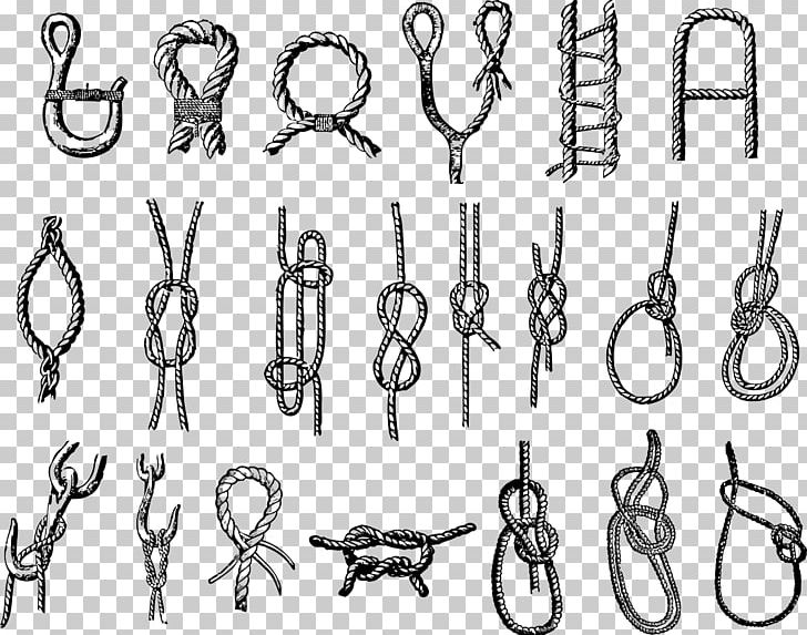 Knot Seizing Clove Hitch Trucker's Hitch Half Hitch PNG, Clipart, Auto Part, Bit, Black And White, Body Jewelry, Buntline Hitch Free PNG Download