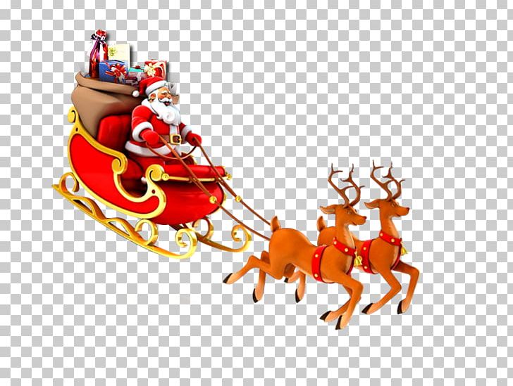 Santa Claus Reindeer Christmas PNG, Clipart, Cartoon, Christmas Decoration, Claus, Computer Wallpaper, Deer Free PNG Download