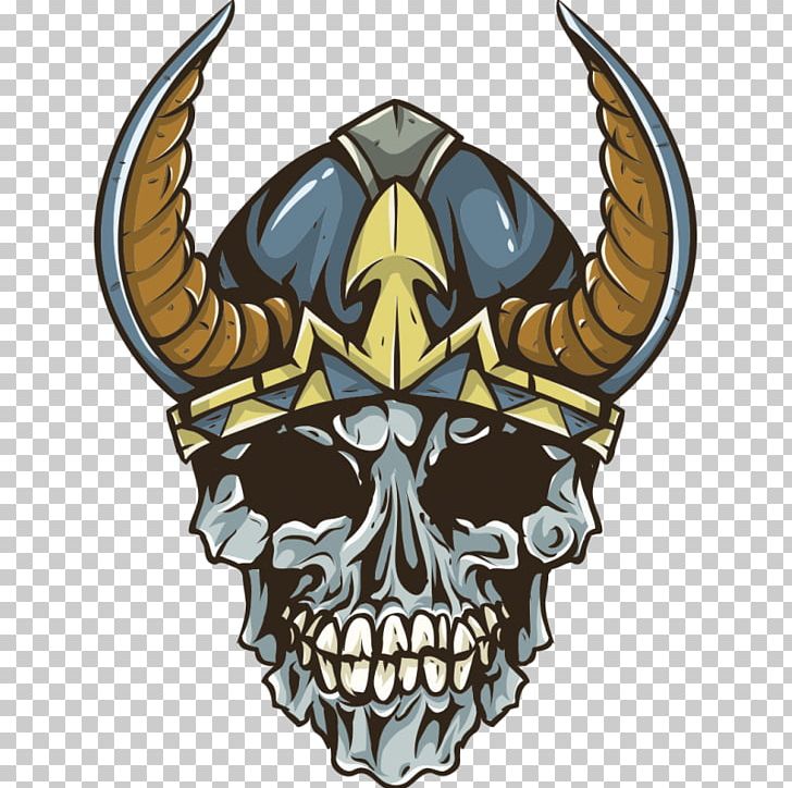 Skull Horn Viking PNG, Clipart, Art, Bone, Clip Art, Fantasy, Fictional Character Free PNG Download