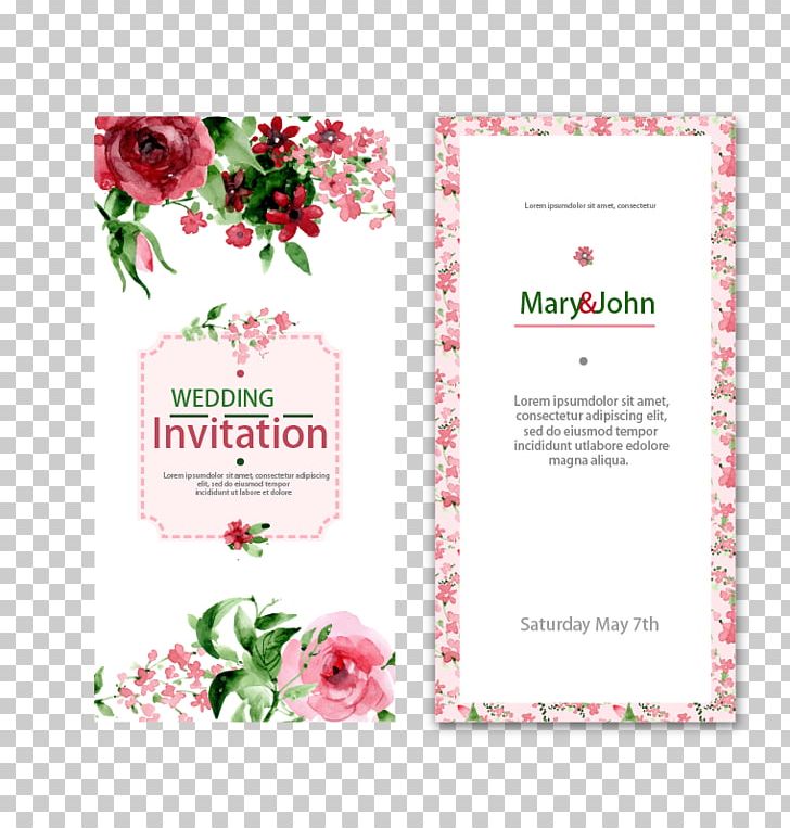 Wedding Invitation Watercolor Painting Flower PNG, Clipart, Birthday Invitation, Cut Flowers, Decorative, Design, Flower Arranging Free PNG Download