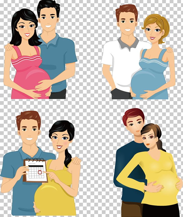 Pregnancy Animation Woman Infant PNG, Clipart, Calendar, Cartoon, Cartoon Characters, Child, Color Free PNG Download