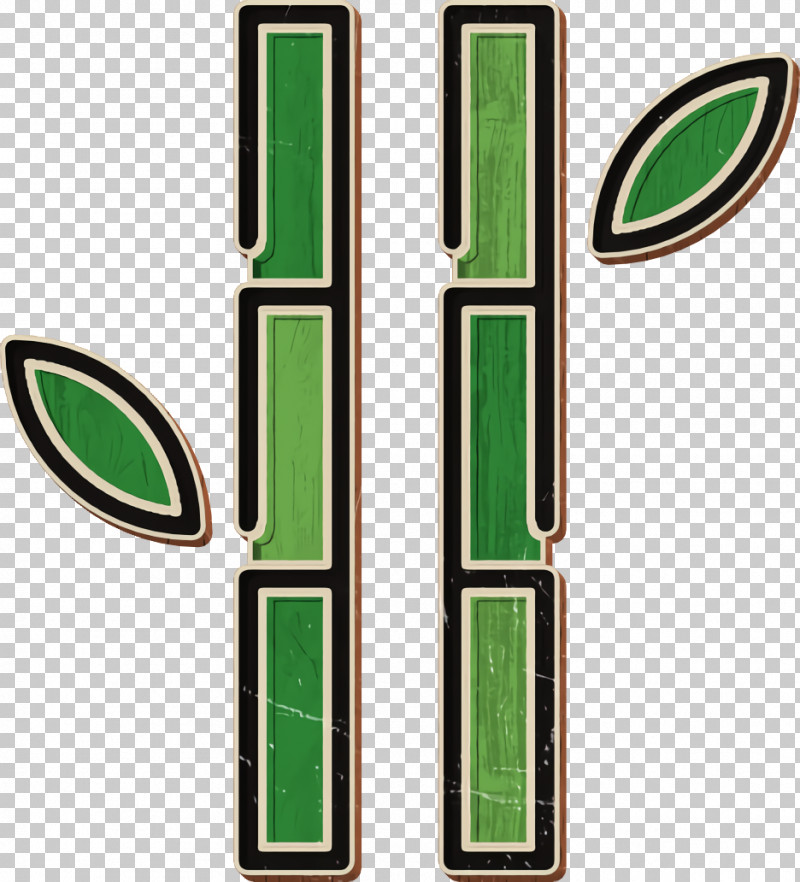 Japanese Icon Bamboo Icon PNG, Clipart, Bamboo Icon, Green, Japanese Icon, Meter Free PNG Download