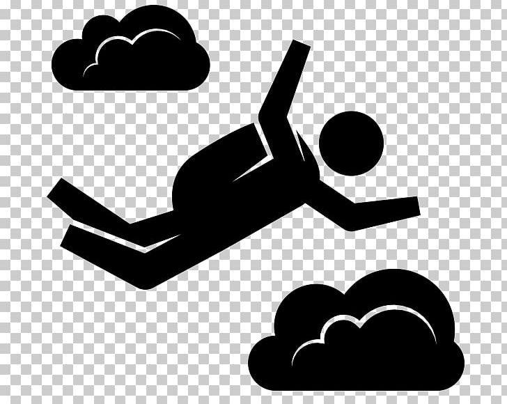 Parachuting Wingsuit Flying Tandem Skydiving Extreme Sport PNG, Clipart, Adrenaline, Black And White, Brand, Computer Icons, Extreme Sport Free PNG Download