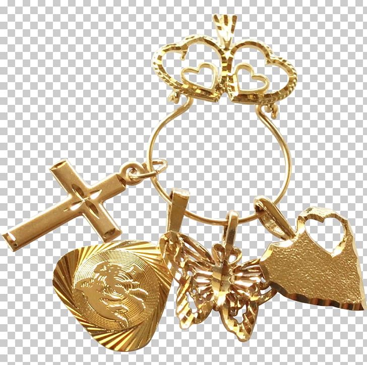 Gold Charms & Pendants Charm Bracelet Necklace Jewellery PNG, Clipart, 10 K, Bezel, Body Jewelry, Bracelet, Brass Free PNG Download