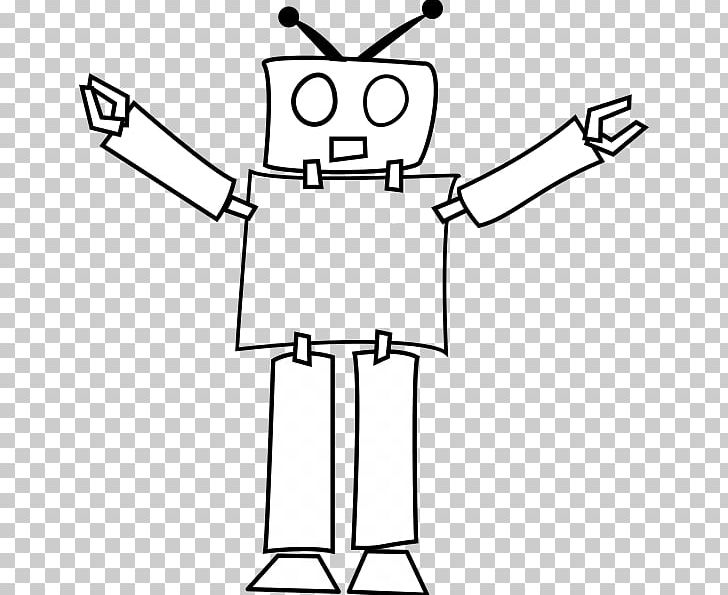 Line Art Robot PNG, Clipart, Angle, Area, Artwork, Black, Black And White Free PNG Download