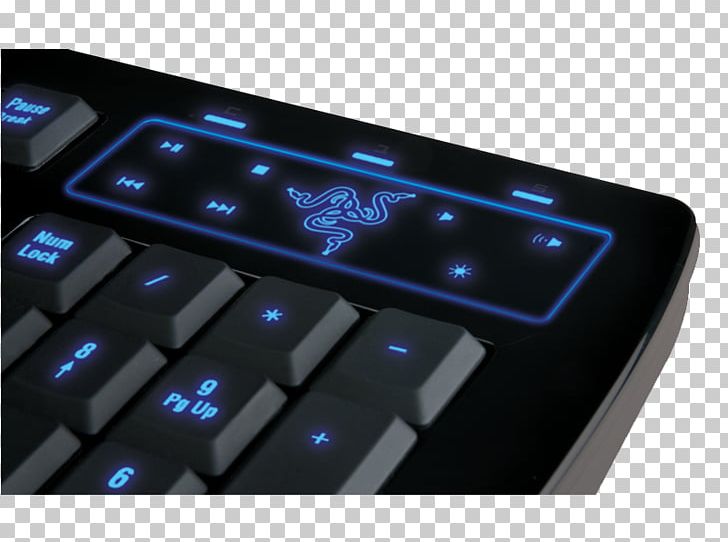 Computer Keyboard Gaming Keypad USB Razer Inc. Computer Software PNG, Clipart, Computer Keyboard, Computer Software, Device Driver, Electric Blue, Electronic Device Free PNG Download