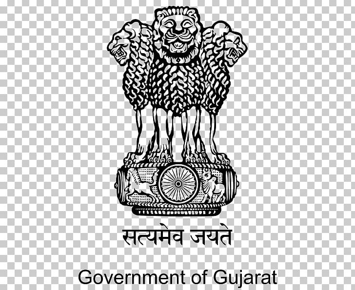 Government Of Gujarat Organization State Government PNG, Clipart, Area, Art, Black And White, Cartoon, Fictional Character Free PNG Download