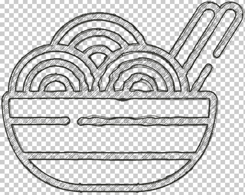 Pasta Icon Fast Food Icon Noodle Icon PNG, Clipart, Bathroom, Biology, Black, Black And White, Car Free PNG Download