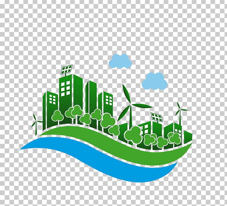 Eco-cities Solar Panel Renewable Energy Windmill PNG, Clipart, Background Green, Brand, Building, City, City Silhouette Free PNG Download