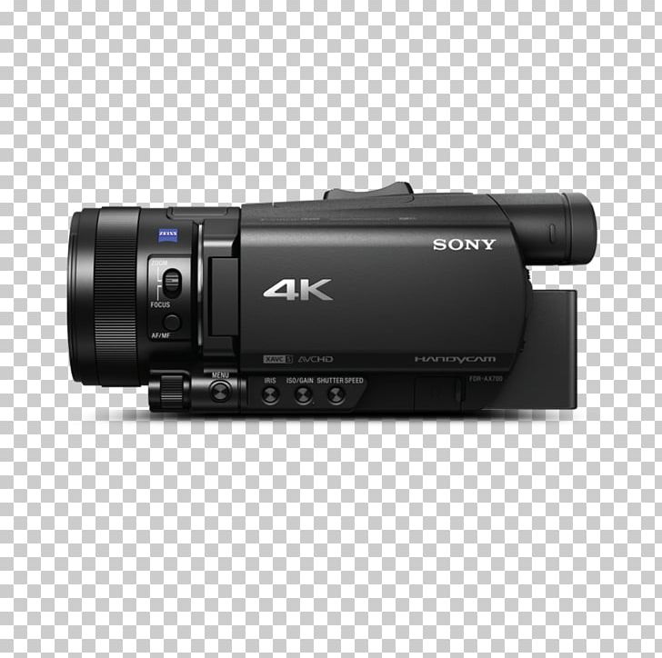 Sony Handycam FDR-AX100 Sony FDR-AX700 4K Camcorder Video Cameras PNG, Clipart, 4k Resolution, Camera Lens, Cinema Camera, Digital Camera, Electronics Free PNG Download