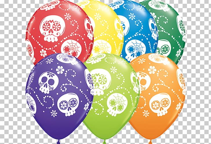 Balloon Calavera Day Of The Dead Party Favor PNG, Clipart, Balloon, Birthday, Calavera, Carnival, Circle Free PNG Download