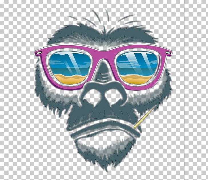 Orangutan Gorilla Monkey PNG, Clipart, Animals, Architectural Illustrator, Beer Glass, Broken Glass, Cartoon Free PNG Download
