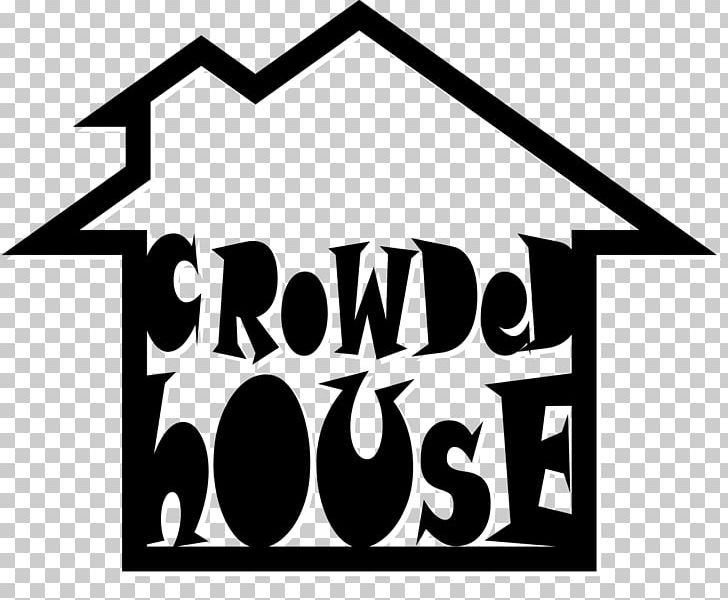 Crowded House Logo Split Enz WikiProject PNG, Clipart, Area, Black, Black And White, Brand, Crowd Free PNG Download
