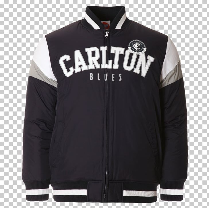 Jacket Carlton Football Club Australian Football League Tracksuit Outerwear PNG, Clipart, Australian Football League, Black, Bluza, Brand, Carlton Football Club Free PNG Download