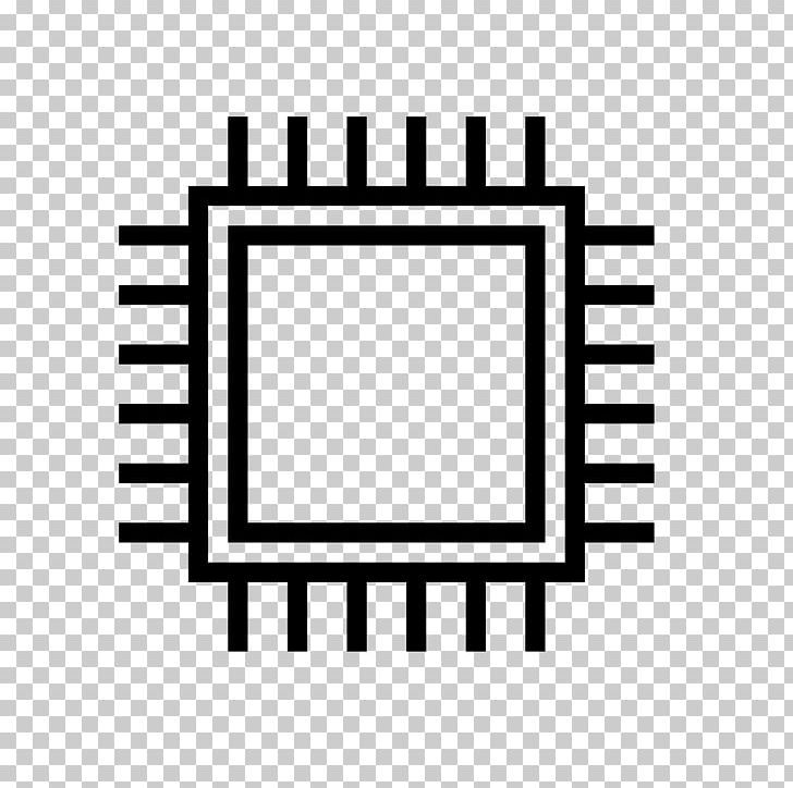 Computer Icons Integrated Circuits & Chips Central Processing Unit PNG, Clipart, Area, Black, Black And White, Brand, Central Processing Unit Free PNG Download