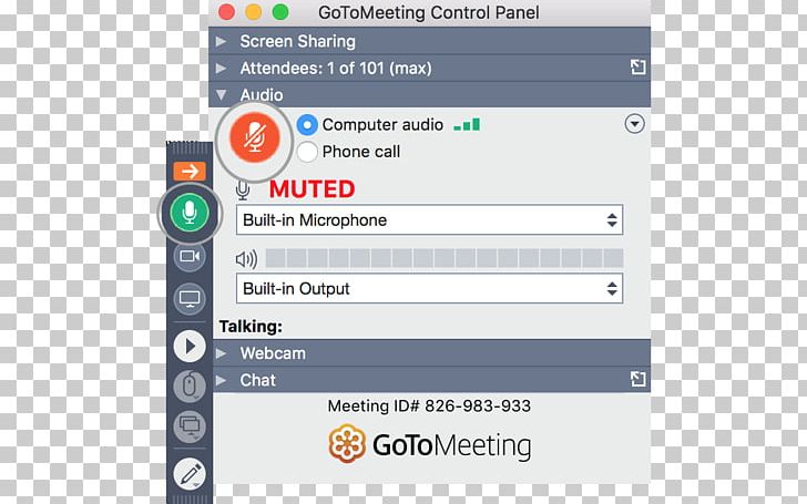 GoToMeeting Desktop Sharing Menu Bar PNG, Clipart, Button, Control Panel, Desktop Sharing, Electronics, Gotomeeting Free PNG Download